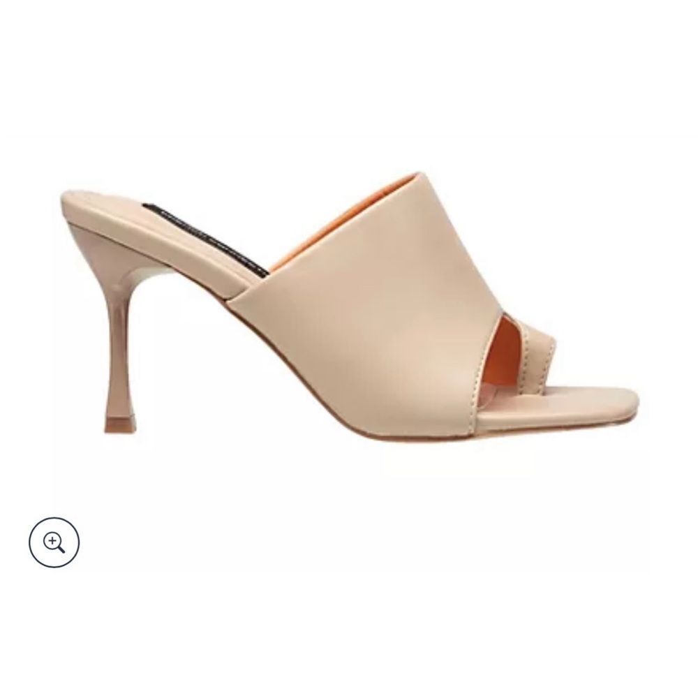 New French Connection Cream Heeled sandals size 9